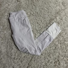 Women’s Size IT38 White Animo Knee Patch Horseback Riding Breeches