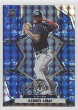 2022 Panini Mosaic Rookies Blue Camo Mosaic Prizm Gabriel Arias #279 0nr3