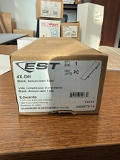 NEW EST EDWARDS 4X-DR | BLANK FIRE ALARM ANNUNCIATOR FILLER | 4XDR