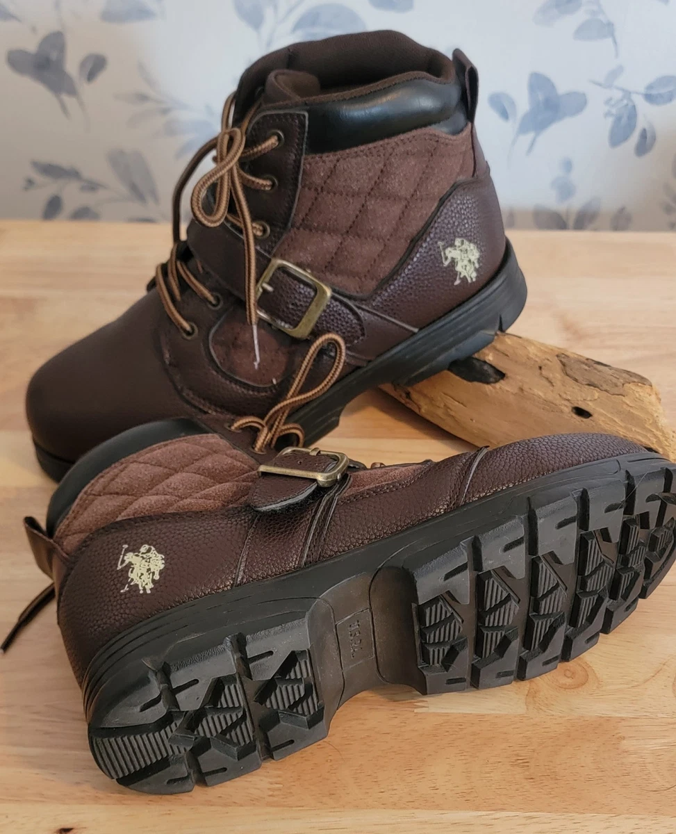 US Polo Assn. Boots Lace Up Brown for Men for Sale | Shop  display picture 2