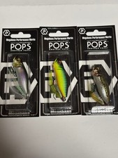 Megabass MPW Set Pops Matte Tiger 3pcs New Limited Rare