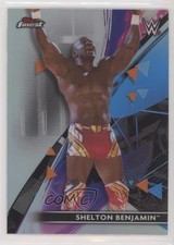 2021 Topps Finest WWE Refractor Shelton Benjamin #37 0ji1