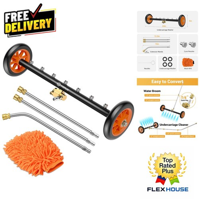 #ad Dual Function Undercarriage Pressure Washer Attachment for Efficient Cleaning $103.94