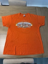 2009 Reno Street Vibrations Motorcycle Rally Orange Tshirt XL