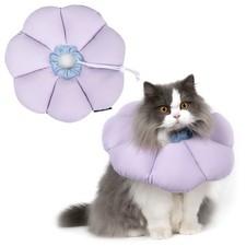 Cat Cone Collar,Cute Waterproof Cat Recovery Collar,Anti-Bite Lick Wound Heal...