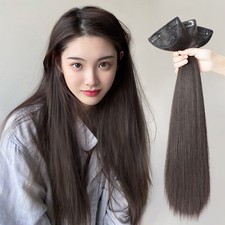Clip In Hair Extension Synthetic Straight Hair Piece Women Hairstyle Accessory