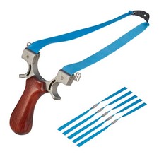 Steinschleuder Profi Zwille Sport Schleuder ergonomisch Ersatzgummi 49 cm
