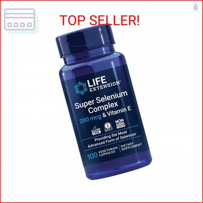 Life Extension Super Selenium Complex, 200 mcg   3 Forms of Selenium, Vitamin E 