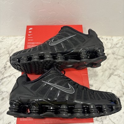 Nike Shox TL 'Black Red Hematite' AV3595-002 Men's Size 12