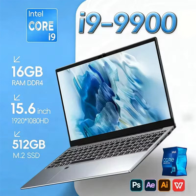 Laptop 16GB RAM 1TB 2TB Core i9 10980HK Portable 4K Gaming Windows 11 pro