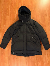 khujo Herren Parka Winterjacke Schwarz 2XL Ka...