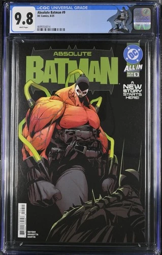 🔥 Absolute Batman #9 CGC 9.8 Grade Cover A 1st Print Nick Dragotta Cover 🔥