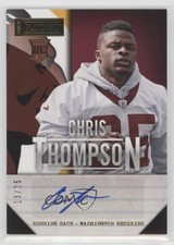 2013 Panini Playbook Signatures Gold 13/25 Chris Thompson #113 Auto 0o9