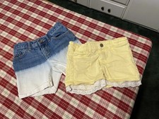 Kids Girls Lot Of 2 Shorts Size 6 Guc