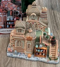 Lemax Christmas Village Polson's Pottery 2008 Vail Village In Box Figure 2008