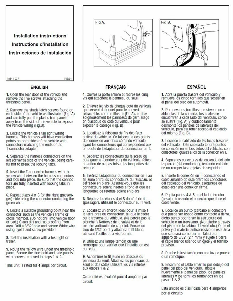 Kit de arnés de cableado de remolque para 96-02 Toyota 4Runner todos los estilos Plug And Play NUEVO Foto 2 de 2