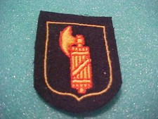 WW2 GERMAN ELITE ITALIAN FOREIGN VOLUNTEER ARM SHIELD ORIGINAL INSIGNIA