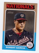 2024 Topps Heritage Robert Garcia RC #118 Washington Nationals
