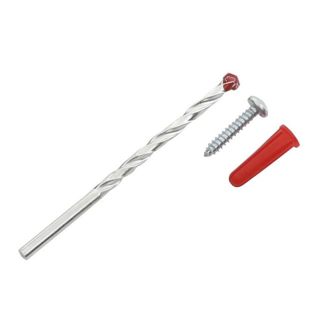 Everbilt 201 Pieces 1012 x1" Conical Anchors With Screws Phillips/Slotted Red eBay