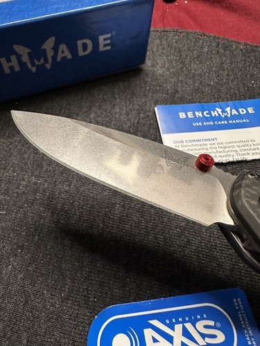 Benchmade 565-1 Mini Freek Axis Lock Knife Carbon Fiber S90V Stainless Steel - Picture 3 of 8