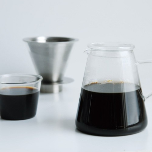 KINTO CARAT Coffee Dripper 21679 Heat Resistant Glass Stainless Steel from JAPAN - Picture 12 of 12