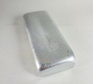 Premium Solid Hand Poured Aluminum Ingot Bar For Casting 1 Lb. 6 Oz.