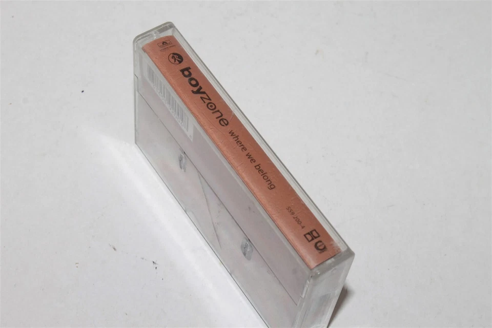 Boyzone Where We Belong Cassette Tape 1998 Polydor 559200-4 - Image 2 of 4