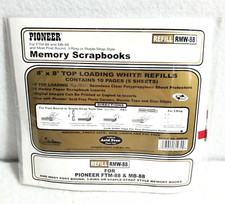 2 Piece Pioneer Memory Scrapbooks Top Loading White Refills RMW88