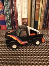 Vintage 1980  s Buddy L Black Step Side Pickup Truck w/ Rollbar