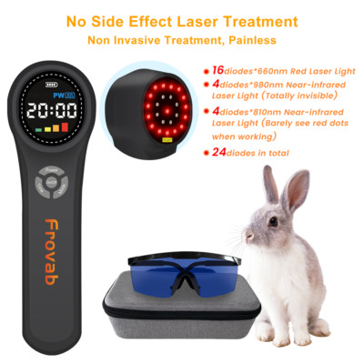 1760mW Frovab Class 4 Cold Laser Therapy for Pain,Physical Therapy for Animals 