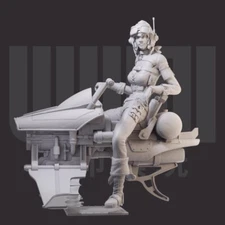 1/24 resin figures model Cyberwind airship female engineer unassembled unpainted