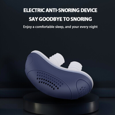 Micro Electric Noise Anti-snoring Device Sleep Apnea Stop Snore Aid Stopper USA
