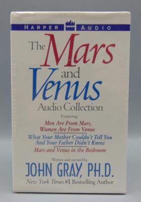 SEALED The Mars and Venus Audio Collection by John Gray Ph.D. 5 Cassette Tape...