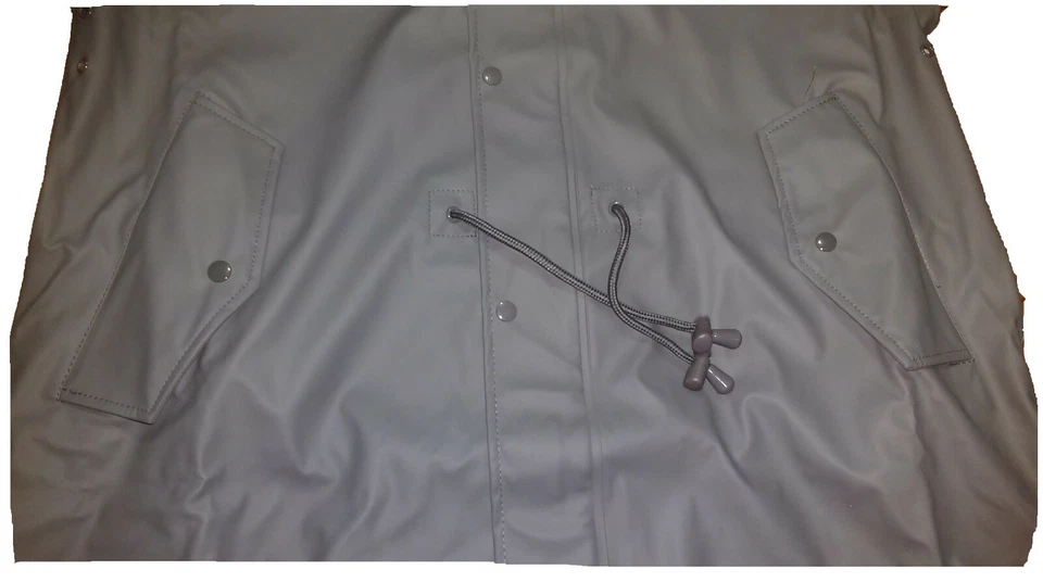 BMS HafenCity 56 Coat SoftSkin Friesennerz Regenmantel 100%wasserdicht grau grey - Bild 2 von 4