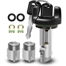 SALLE Ignition Switch & Door Lock Cylinders with Keys for Chevy GMC C/K Suburban