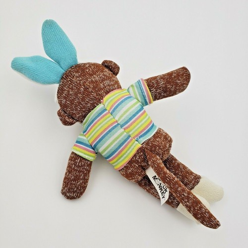 Camisa Dan Dee Rabbit Calcetín Mono Rayas Elección de Coleccionista Tejido Peluche De Colección - Imagen 5 de 5