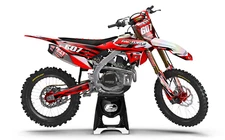 Holograpic chrome Honda Custom dirt bike Graphics most models available