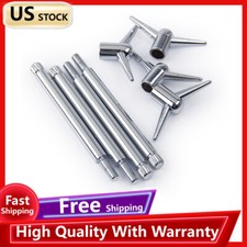 4pc 9824 Chrome Valve Cover T-bar Wing Bolts 14-20 Hold Down For Sbc Bbc Chevy