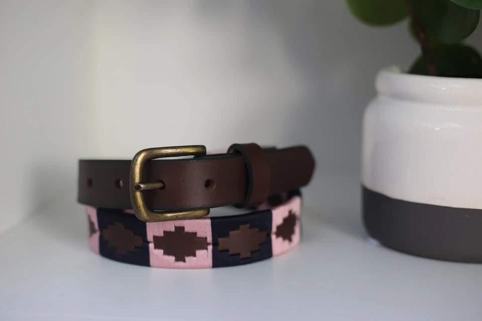 Kids Gaucho Leather Belt Polo Leather Belts Argentina Leather Belt 25mm Wide. UK - Image 4 of 4