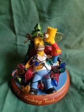 Simpsons Bradford Illuminated Christmas Ornament 2002 FINISHING TOUCH
