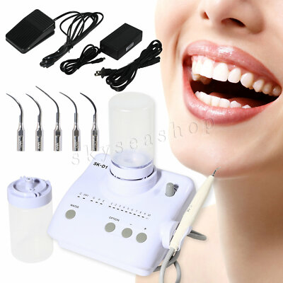 DENTAL Ultrasonic Scaler SKYSEA + 2*Dosing Bottles + 5*Tips fit for DTE SATELEC