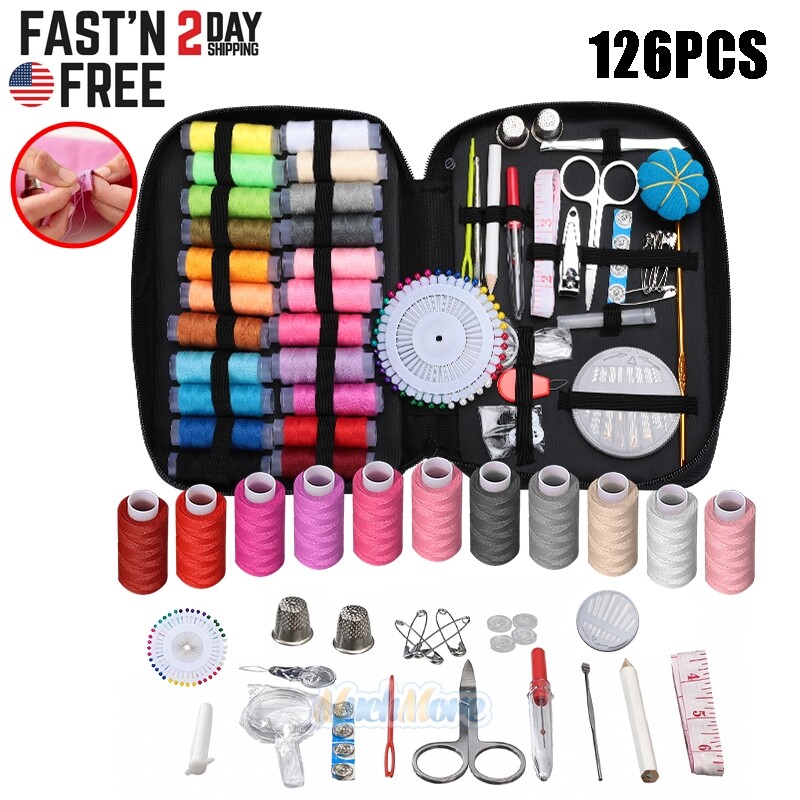 Premium Sewing Tools Sewing Kit For Adults Travel , Over 70 DIY Premium , For Home, Travel ...