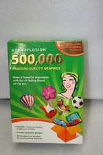 Nova Development Art Explosion 500,000 Software 41026 Windows XP Vista 7