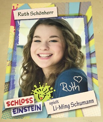 Ruth Schönherr Autogrammkarte Schloss Einstein mit Druck Autogramm TV #4