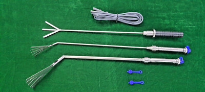 3pc-Laparoscopic Fan Retractor 5mm/10mm Articulation with Monopolar Cable Free