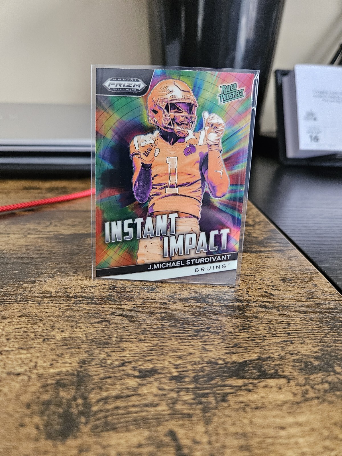 2024 Panini Prizm Draft Picks Instant Impact J Michael Sturdivant Rookie Card