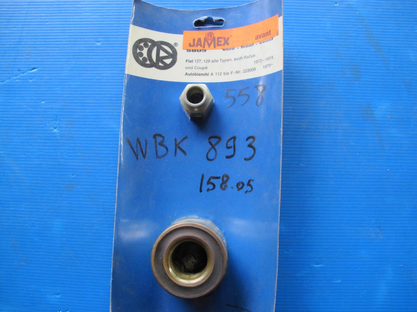 Restauration train avant Autobianchi A112 kit roulement de roue SKF Jamex