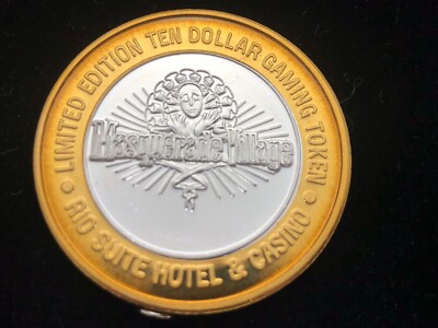 RIO Las Vegas $10 TEN Dollar Gaming Token .999 Fine Silver