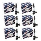 6X BOSCH Ignition Coil 0221604112 For 2004-2009 Cadillac Saab Buick Chevrolet V6
