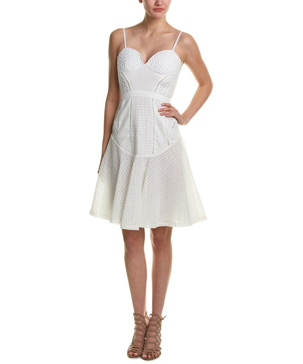 Kendall + Kylie Eyelet Lace Dress White Sz M | eBay Kendall + Kylie Eyelet Lace Dress White Sz M | eBay